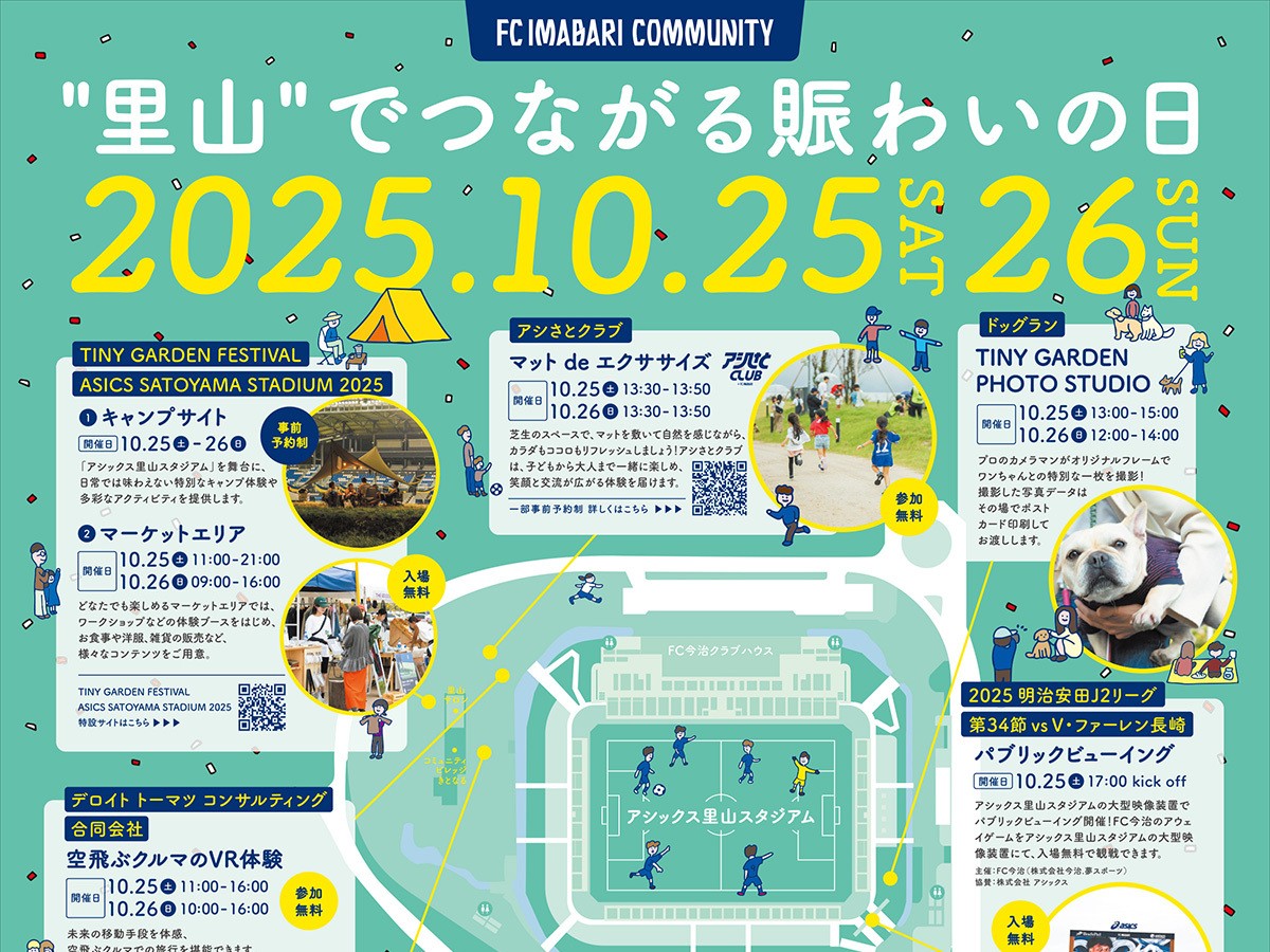 10/25-26 FC今治コミュニティ スタンプラリー実施！豪華景品が当たる！